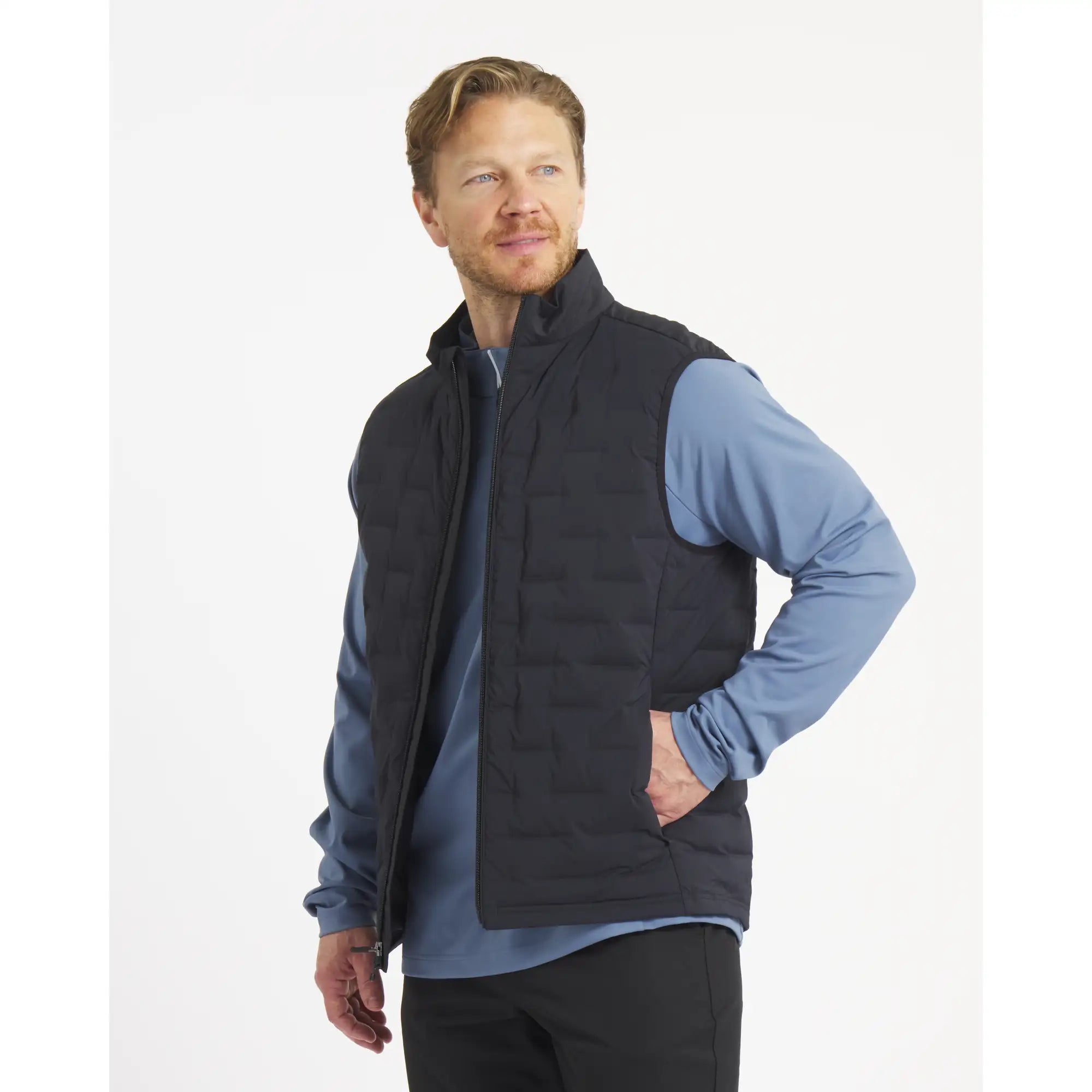 VOLUME NECK DOWN VEST ネイビー M Knockdown Vest – Sun Mountain Sports