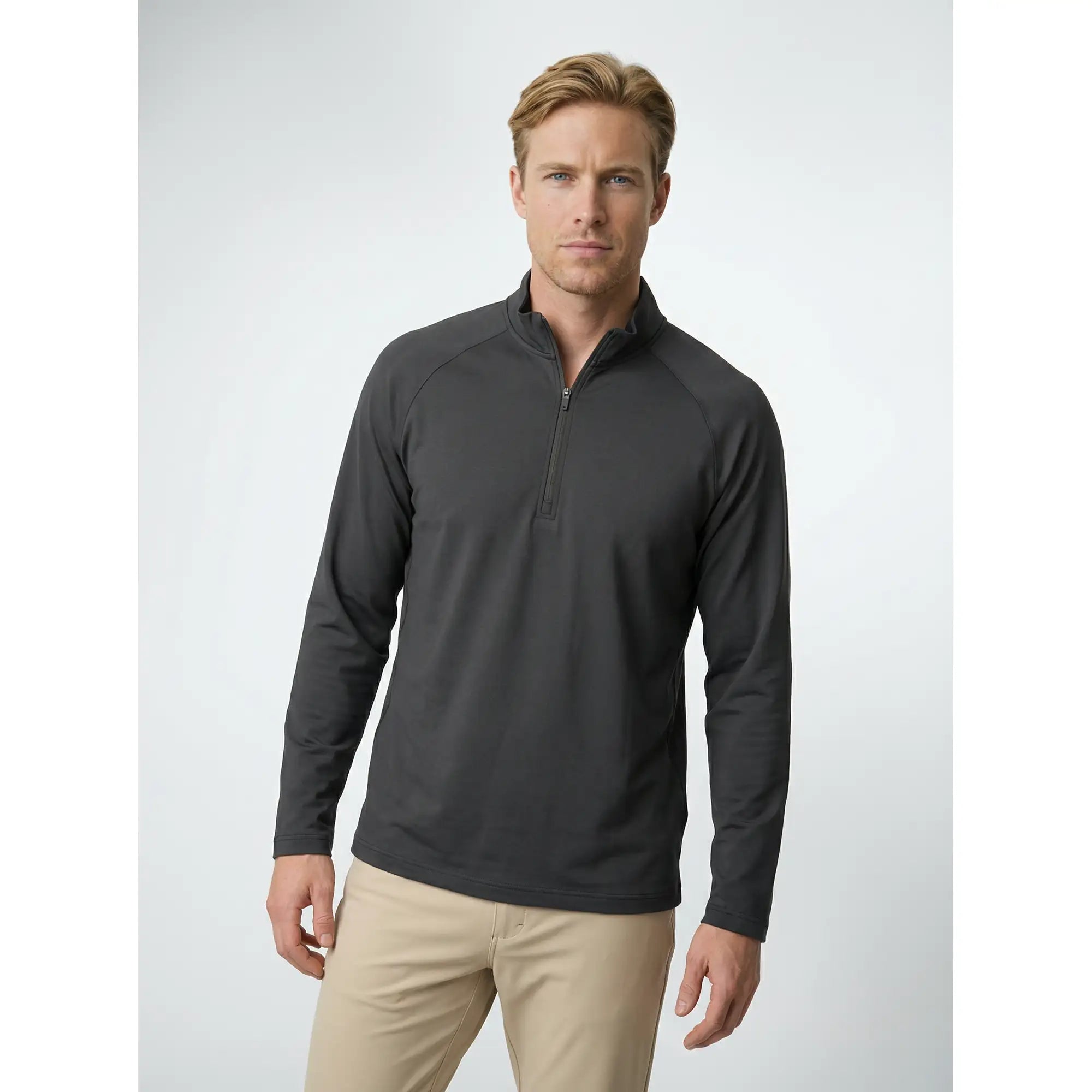 Second/Layer ニットポロ M Second Layer II Golf Quarter-Zip | Lightweight & Comfortable Layer