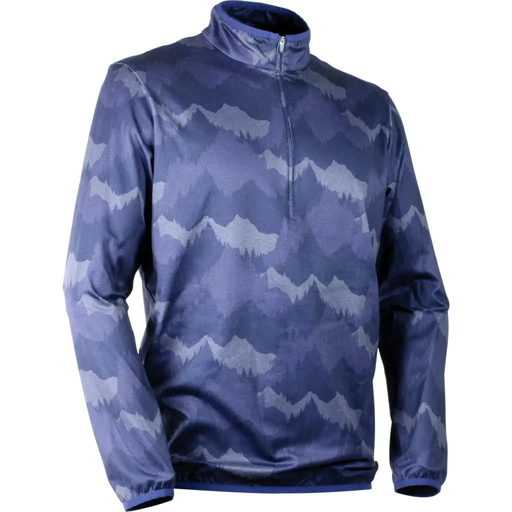 Bitterroot Pullover NAVY PRINT