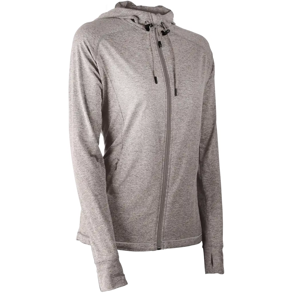 Women's Second Layer Hooded Jacket Taupe Heather