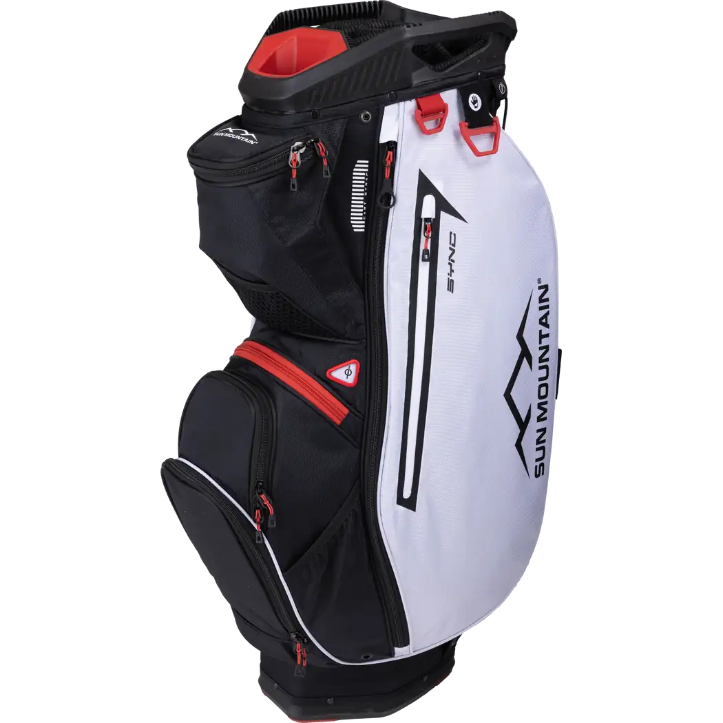2024 Sync Cart Bag BLACK-WHITE-RUSH RED