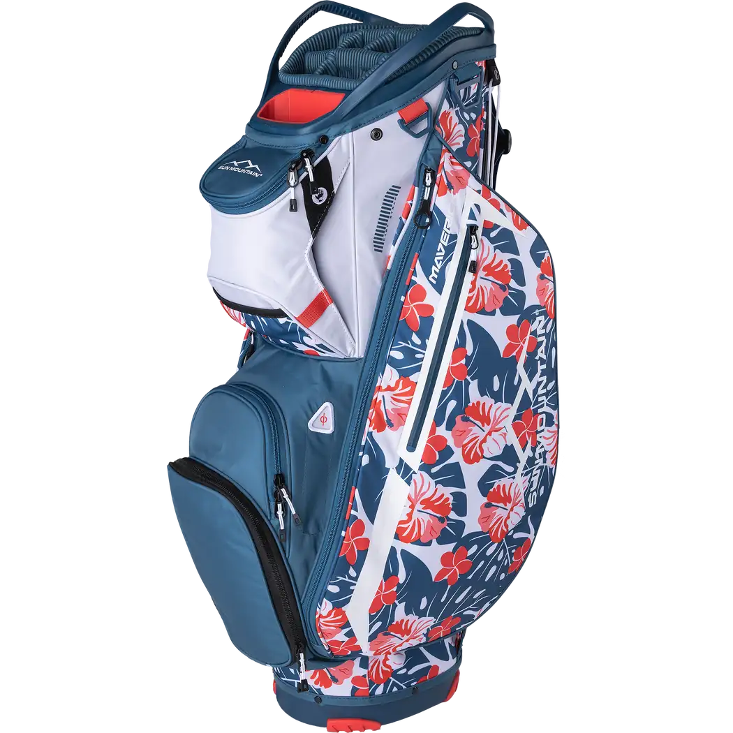 2024 Maverick Cart Bag TROPIC-MIDNIGHT-WHITE