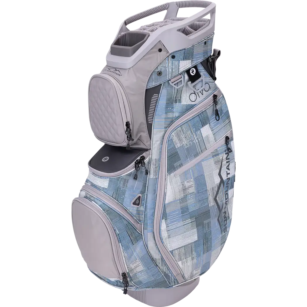2024 Women's Diva Cart Bag STEEL-OPAL-CROSSHATCH