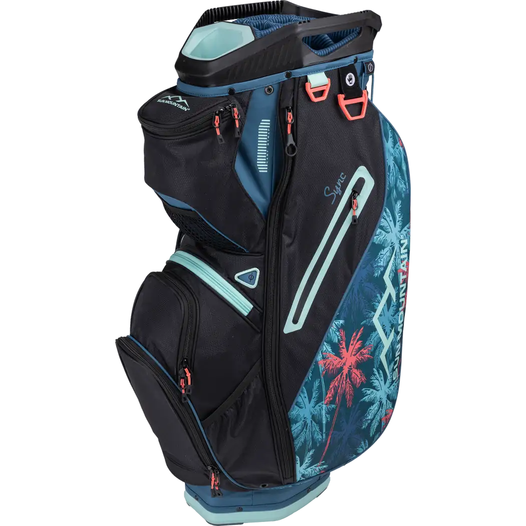 2024 Women's Sync Cart Bag SPRUCE-PALM-BLACK