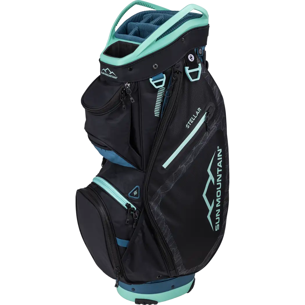 2024 Women's Stellar Cart Bag SPRUCE-BLACK-MINT