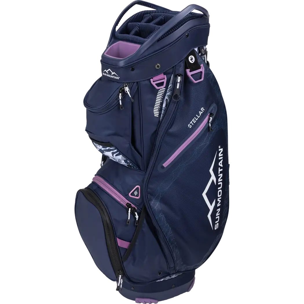 2024 Women's Stellar Cart Bag NAVY TROPIC-NAVY-VIOLET