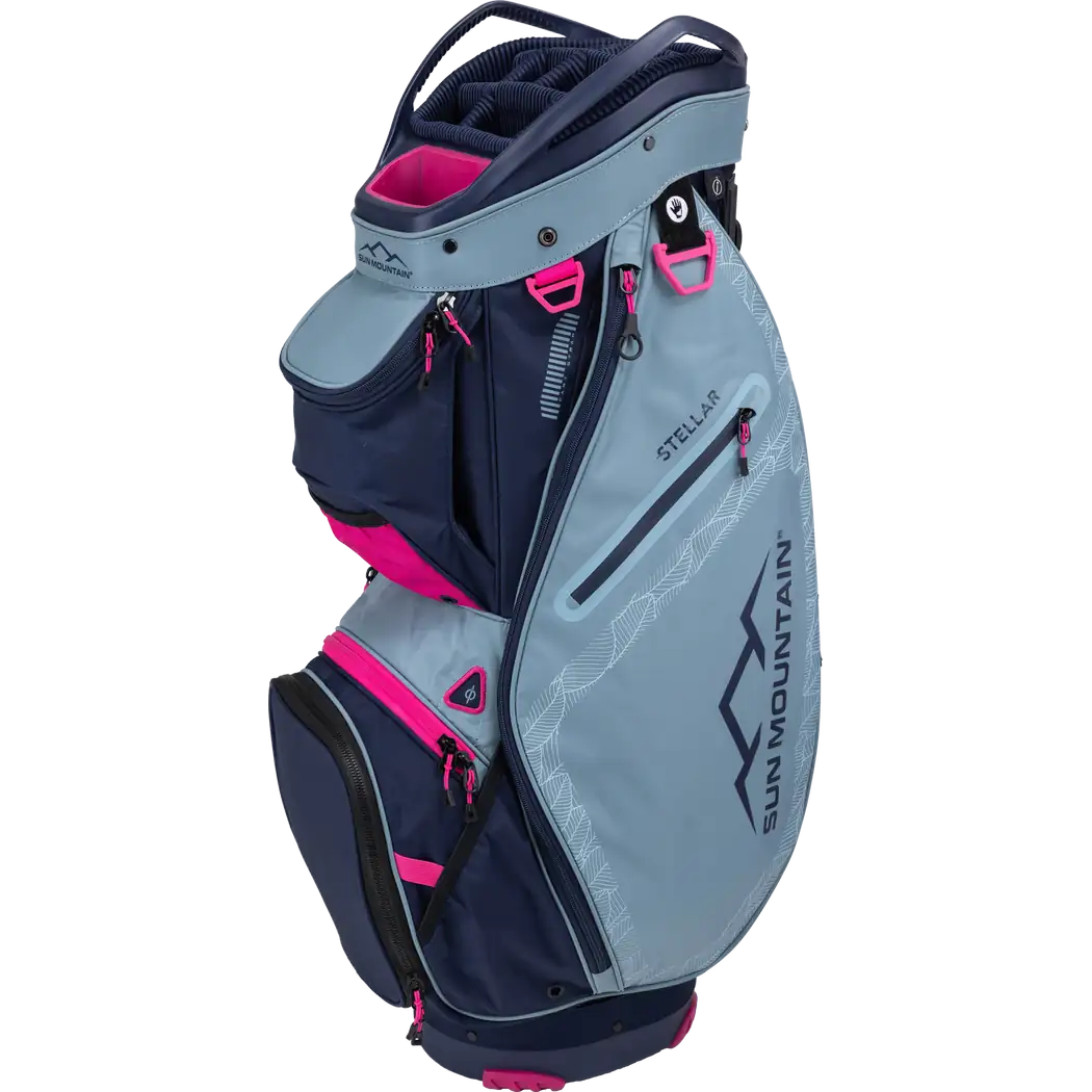 2024 Women's Stellar Cart Bag NAVY-INFINITY-AZALEA
