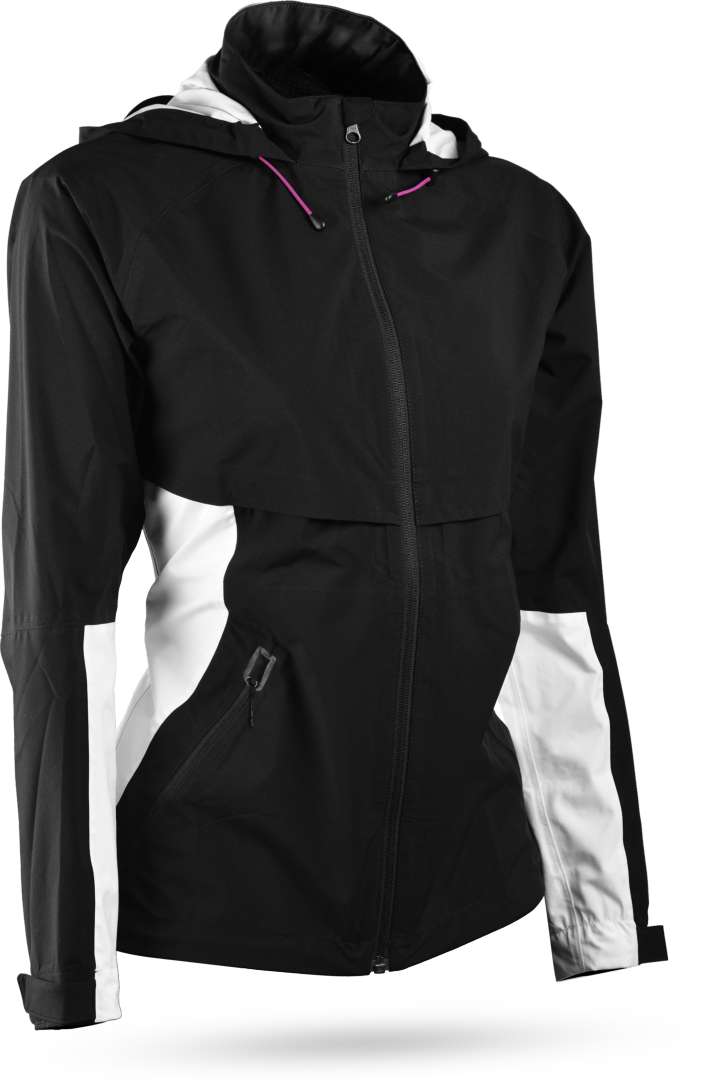 Wmn Stratus Jkt Black-White