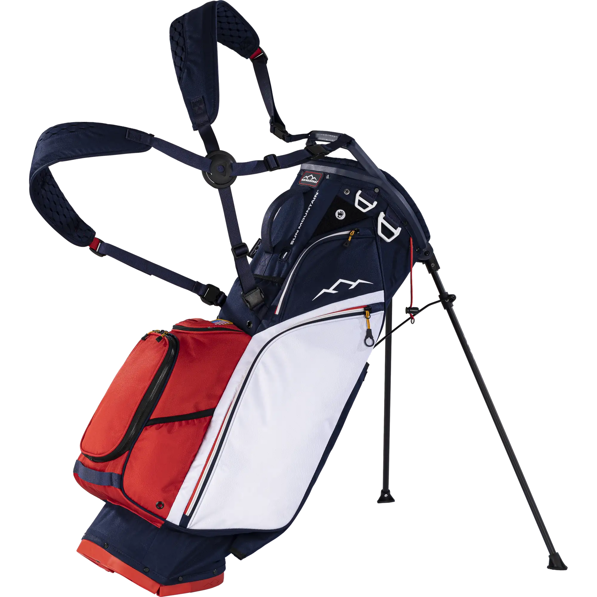 SUN MOUNTAIN スタンドバッグ ネイビー/レッド/ホワイト Eclipse E-3.5 14-Way Stand Bag | Sun Mountain – Sun Mountain Sports