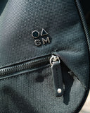 Black Matchplay Ballistic bag with a brand logo and zipper detail