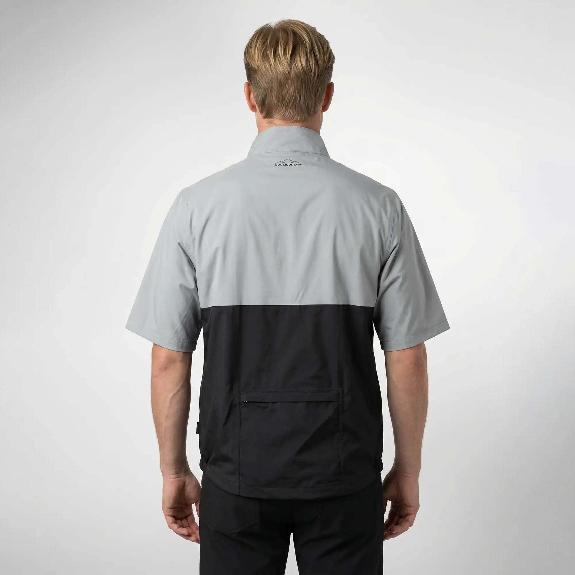Monsoon Short Sleeve Quarter-Zip Rain Pullover | Sun Mountain