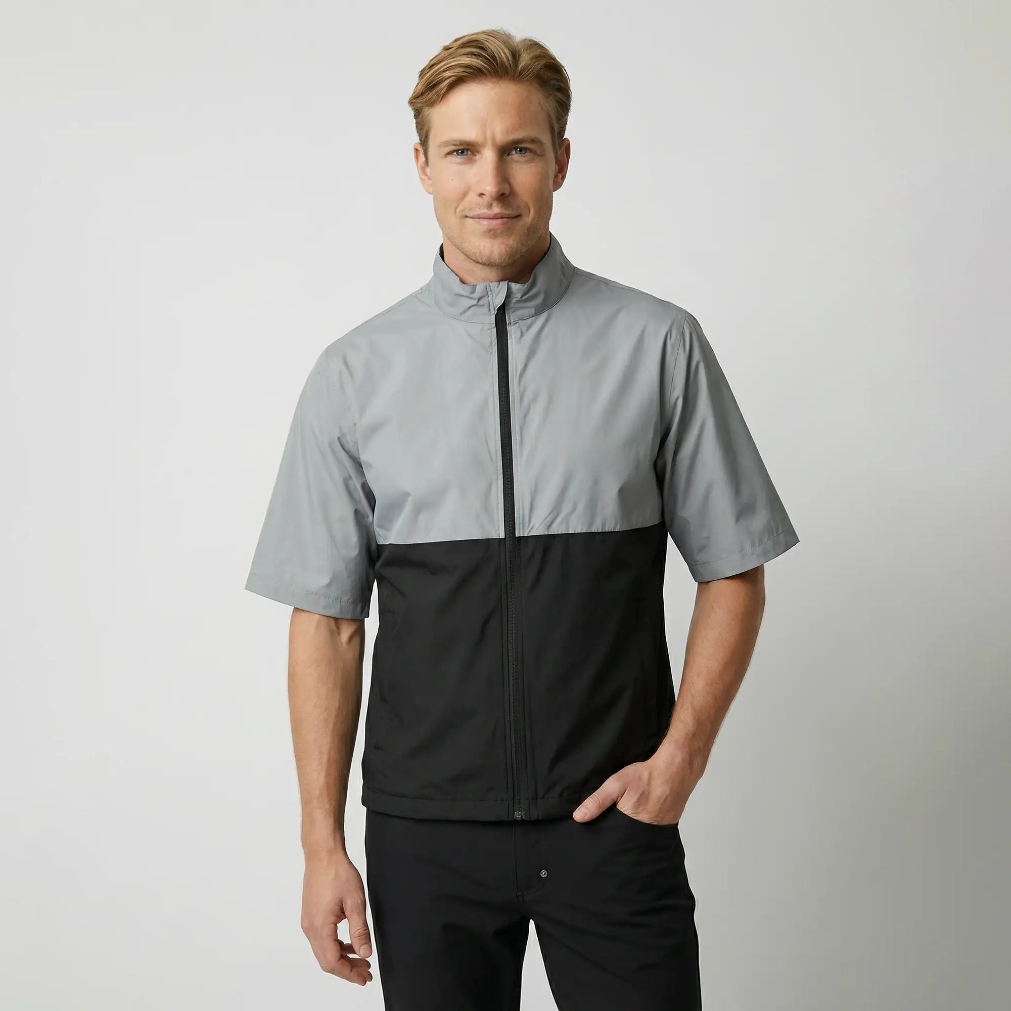 Monsoon Short Sleeve Quarter-Zip Rain Pullover | Sun Mountain Monsoon Short Sleeve Quarter-Zip Rain Pullover | Sun Mountain