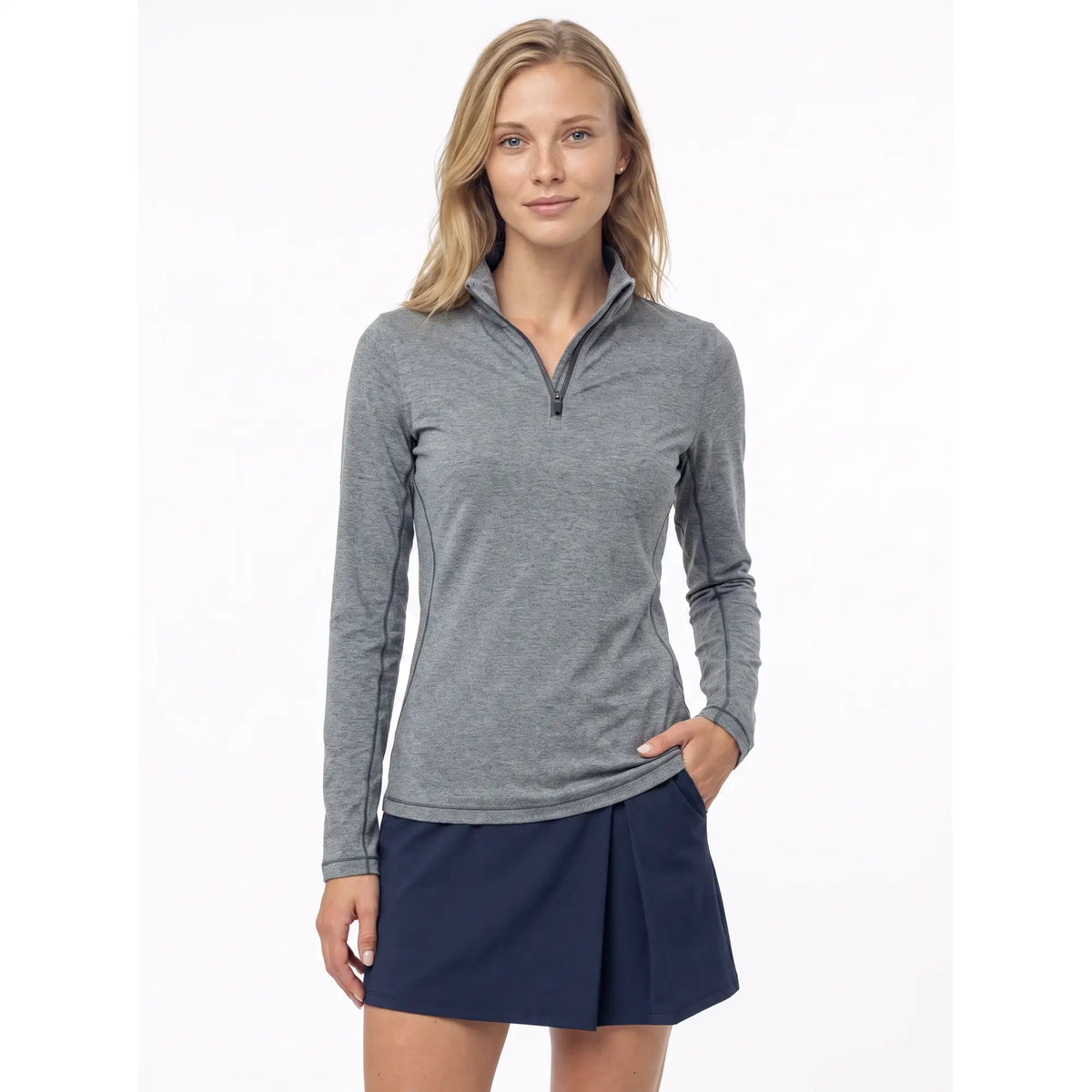 Women's Second Layer Quarter-Zip | Stretch Comfort | Sun Mountain
