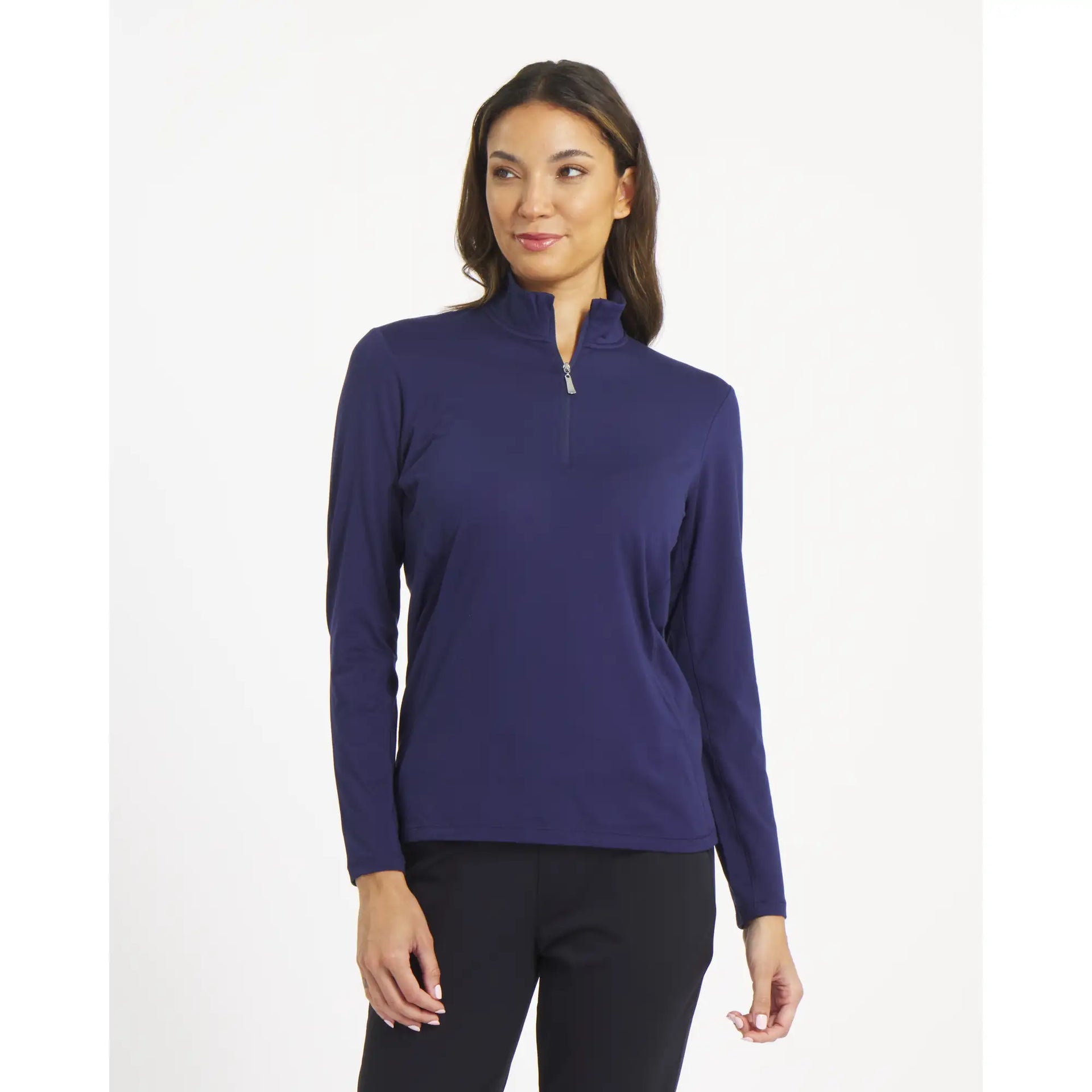 Women's Second Layer Quarter-Zip | Stretch Comfort | Sun Mountain
