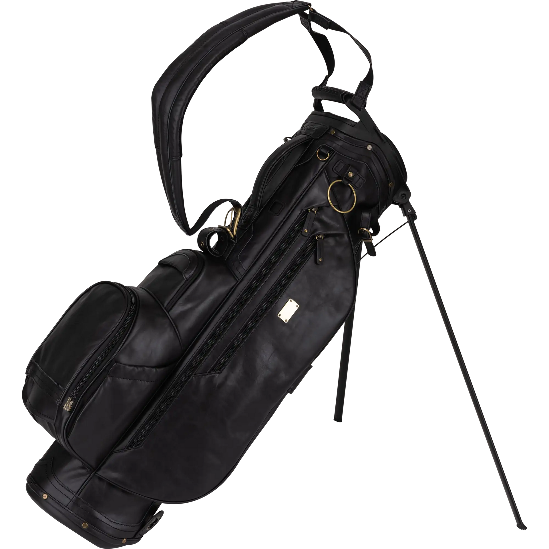Legacy Leather Stand Bag | Premium Leather & Refined Detail – Sun