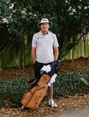 Joel Dahmen with Matchplay Golf Bag