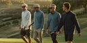 Men on course in new apparel featuring the fall 2025 collection