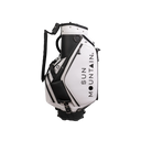 Staff Bag in White and Black