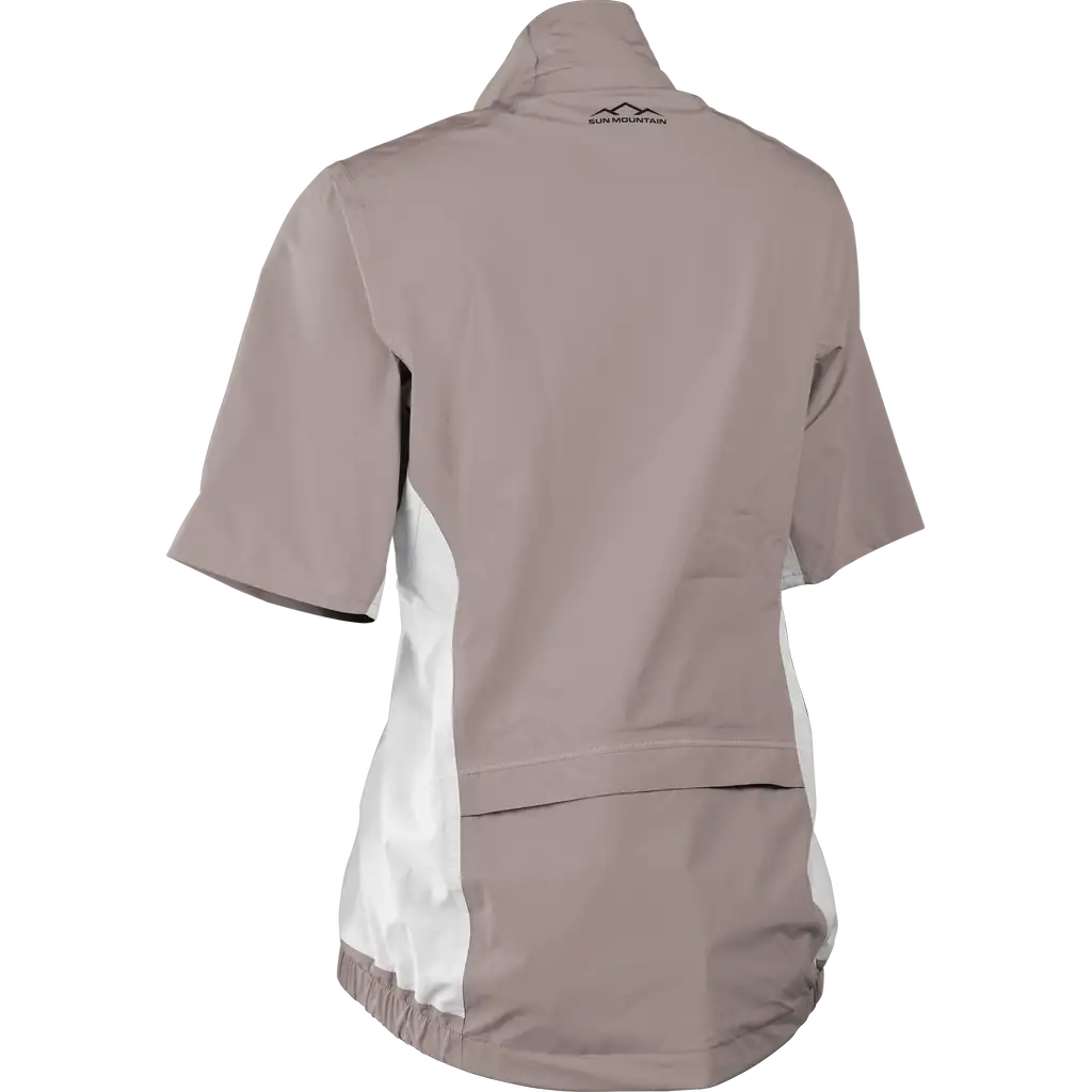 Ladies short sleeve golf rain jacket sales